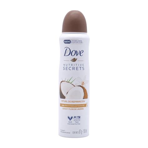 29242 Dove Deodorant Spray Restoring Ritual Coconut And Jasmine 150ml Box 6 Units