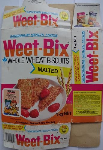 1984 Sanitarium T Shirt Transfers Weet Bix Box Front N Flickr