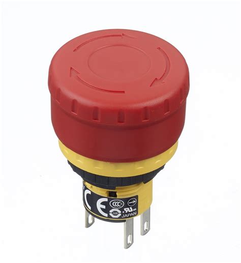 Xa1e Bv3u02tr Idec Xa Series Red Emergency Stop Push Button 2nc