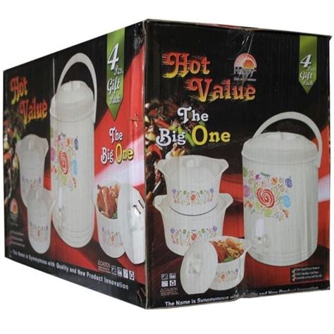 Pcs Hot Value Hot Pot Cooler Set Food Warmer Water Cooler Daraz Pk