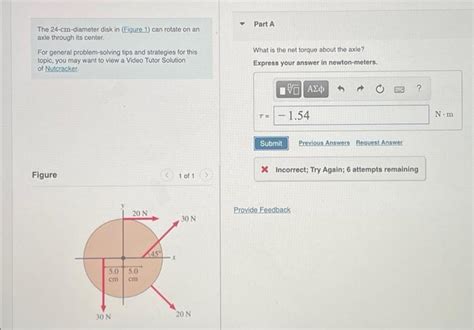 Solved Part A The 24 Cm Diameter Disk In Figure 1 Can Chegg