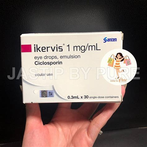 Po Malaysia Category C Ikervis 1mgml Eye Drops 03ml X 30 Vials