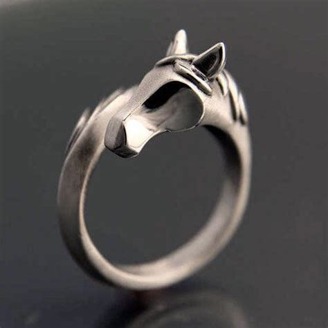 Sterling Silver Horse And Tail Ring To Wrap Around Your Finger Jamies