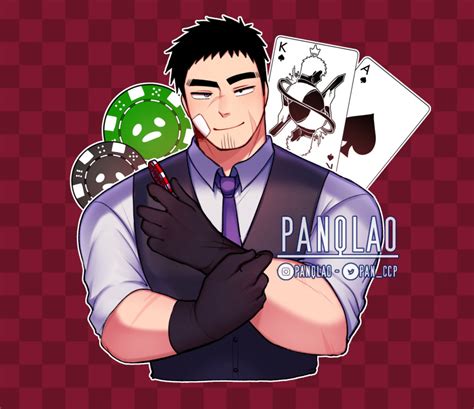 Safebooru 1boy Ace Of Spades Bandage On Face Bandages Black Eyes Black Gloves Black Hair