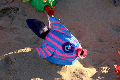 Sea Animals Made From Recyclables