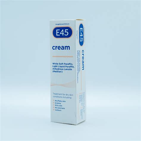 E45 Dermatological Moisturising Cream For Dry Skin And Eczema 50g