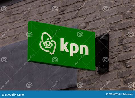 Kpn Store Front Entrance Logo Technology Communications Company Shop Editorial Image Image