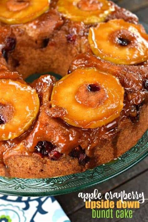 Apple Cranberry Upside Down Bundt Cake Shugary Sweets Bloglovin