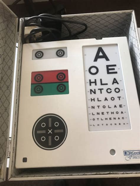 Portable Test Chart Used Test Chart Box Ophthalmic Equipment Used