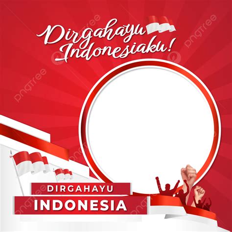 Red Twibbon Happy Republic Of Indonesia 78 Years Vector Twibbon 78 Happy Indonesia Twibbon 78