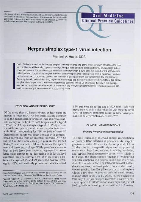 (PDF) Herpes simplex type-1 virus infection - DOKUMEN.TIPS