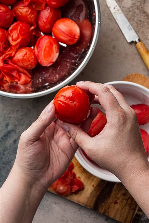 How To Peel Tomatoes Blanching Method Olivia S Cuisine