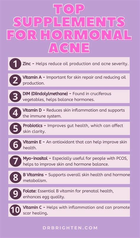 The 10 Best Vitamins And Supplements For Hormonal Acne In 2024