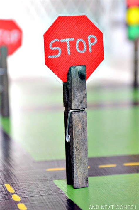 DIY Road Signs for Car Play | And Next Comes L - Hyperlexia Resources