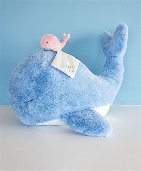 Peluche G Ante Baleine Bleue Doudou Et Compagnie