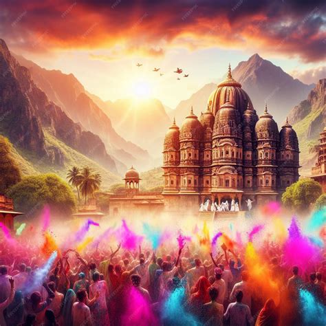 Premium Photo | Happy Holi Holi festival background image