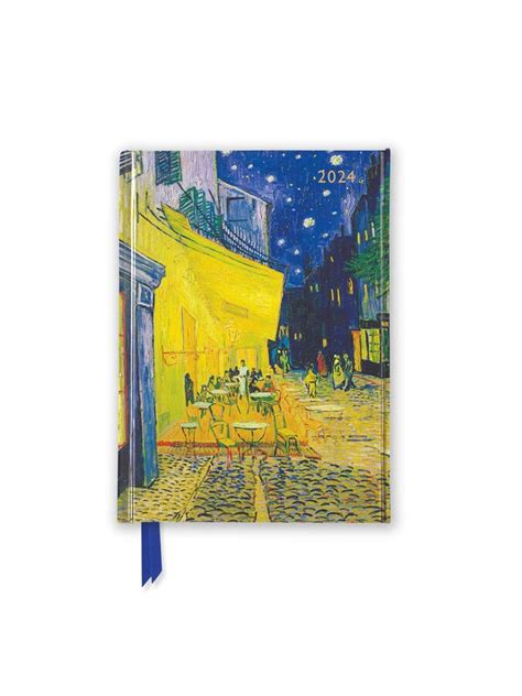 Vincent Van Gogh Café Terrace 2024 Luxury Pocket Diary Week To View