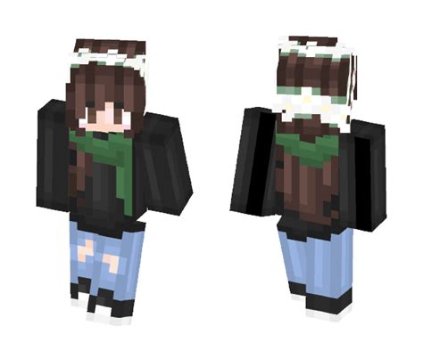 Download Cute Scarf Girl Emmoohee Req Minecraft Skin For Free