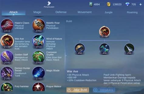 Daftar Item Mobile Legends Lengkap Dengan Fungsinya