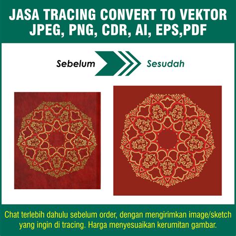 Jasa Desaindesign Tracing Gambar Ulang Convert To Vektor Lazada