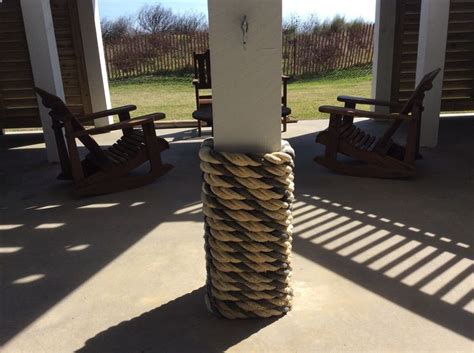 Nautical Rope Piling Wrap Found On The Beach Nautical Nautical