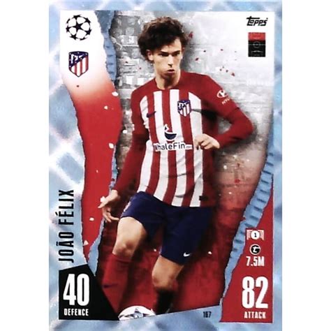 Offer Soccer Cards João Félix Atlético Madrid Crystal Topps Match Attax