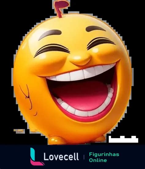 Figurinha Emoji Rindo Alto Emojis Reações para WhatsApp Lovecell