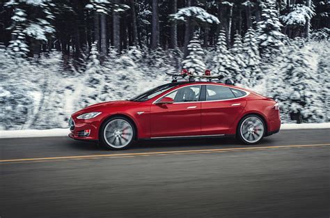 2015 Tesla Model S P85d Review Autocar