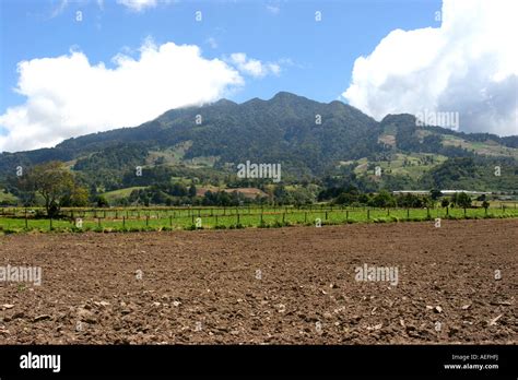 Baru volcano in the province of Chiriqui, Panama. It is the highest point in the country Stock ...