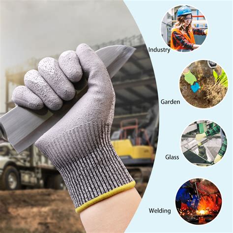 Xingyu Cheap Hppe Level 5 Pu Gloves Cut Resistant Work Gloves