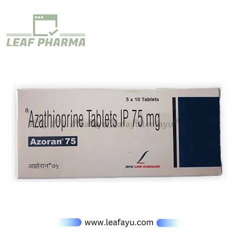 Azathioprine Tablets Ip Mg Azoran At Rs Stripe