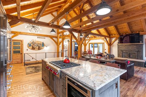 Rustic Ranch Addition Whole House Remodel Kitchen Living HighCraft