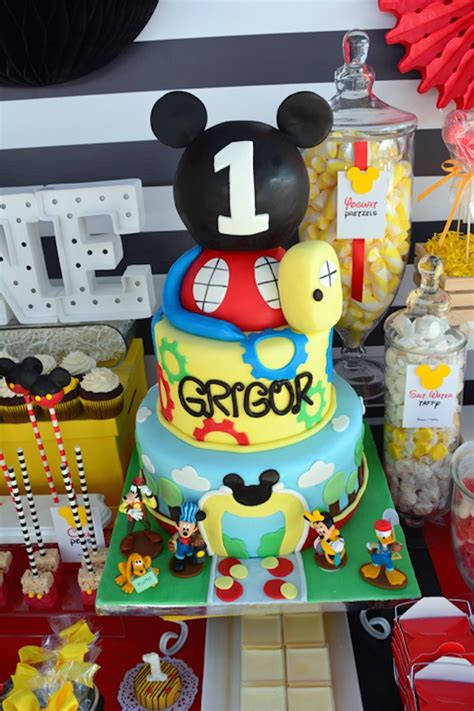 Karas Party Ideas Mickey Mouse 1st Birthday Party Via Karas Party