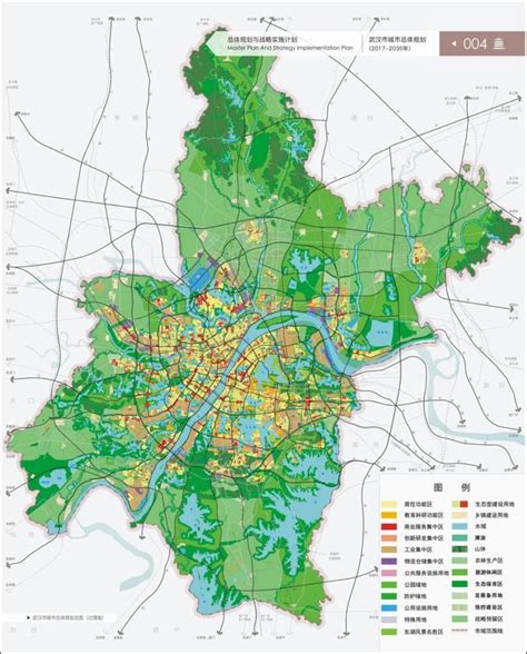 最新：武汉市城市总体规划图（2019 2035年） 深圳楼讯