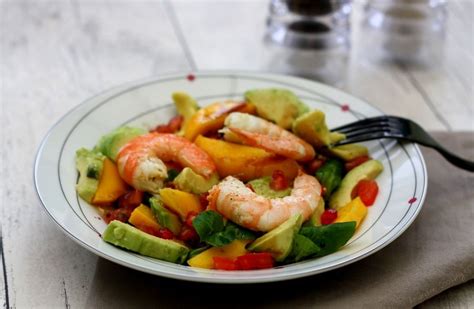 Salade Dhiver Crevettes Avocat Et Mangue Amandine Cooking