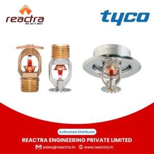 Tyco Series Ty B Sprinklers Reactra Engineering Private Limited