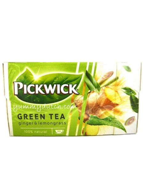 Green Tea Ginger Lemongrass Pickwick Yummy Dutch