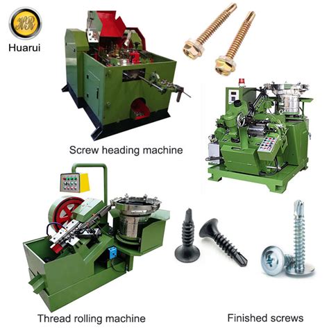 Screw Making Machines Thread Rolling Machines For Bolts Screws Cold