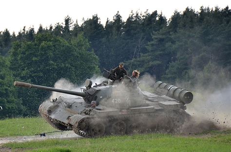 Ride in a T55 Tank | The Milovice Tank Training Area