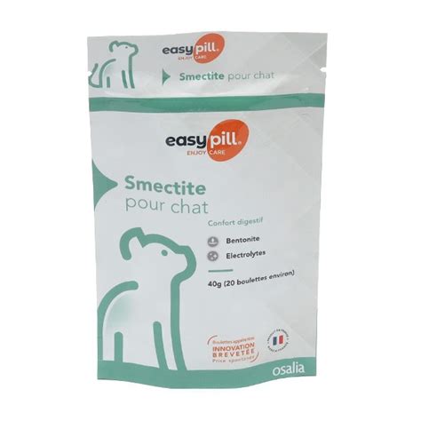 Easypill Smectite chat boulettes Diarrhée Confort digestif