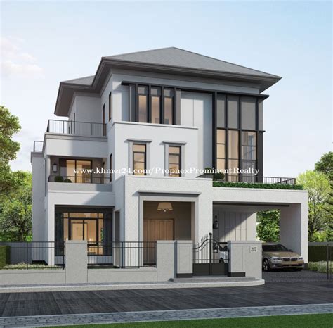 Corner Queen Villa For Sale In Borey Chip Mong Land Mark 271 Price