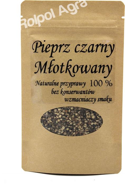 Rolpol Agra Pieprz Czarny Młotkowany Mocny Aromatyczny 200g Ceny i