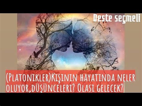 Platonikler Kişinin hayatında neler oluyor düşünceleri Olası gelecek