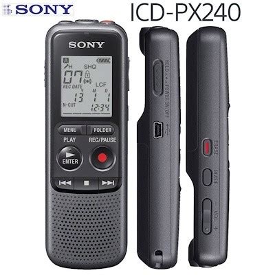 Jual Sony Icd Px240 Voice Recorder Alat Rekaman Digital Perekam Suara