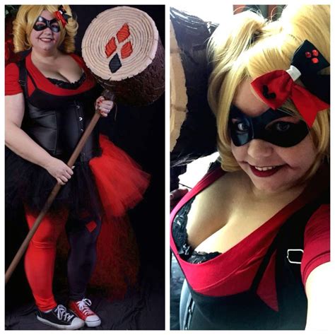 Harley Quinn curvy plus size cosplay. Wizard World Portland 2016. I'm