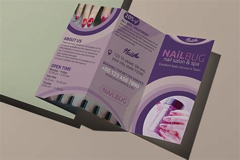 Tri Fold Brochure Design For Beauty Salon On Behance