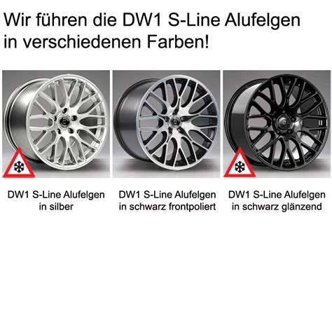 18 Zoll DW1 concave Felgen 8x18 5x120 ET32 silber winterfest für BMW eBay