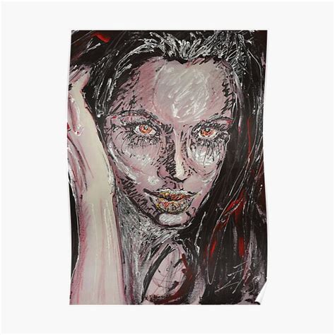 Angelina Poster For Sale By Lisylight Redbubble