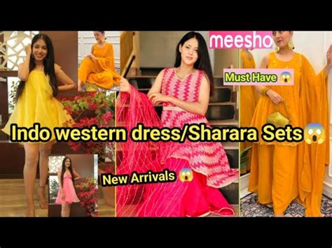 Huge Meesho Trendy Dress Kurta Sets Haulmeesho Partywear Gown Kurta