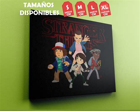 Cuadro Stranger Things 533 70100 Lienzo Memoestampados Memo Estampados